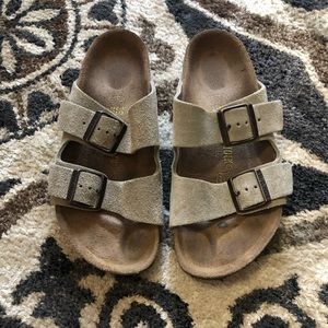 Birkenstock. Suede. 38. Good used condition.
